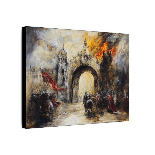 Epic Battle Canvas Wall Art, Historical Artwork, Medieval Decor, Fantasy Art, Home Gallery Decoration - Image 2