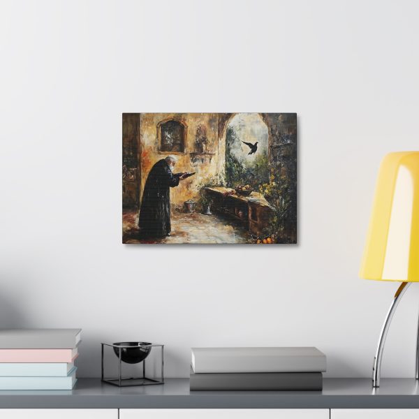 Spiritual Serenity Stretched Canvas Art, Cozy Home Decor, Inspirational Wall Art, Perfect Gift for Meditation, Housewarming, and Holidays - Image 4