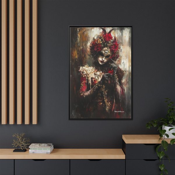 Gothic Art Print, Wall Decor, Unique Framed Artwork, Vibrant Canvas, Home Decoration, Halloween Vibes, Boho Chic - Image 12