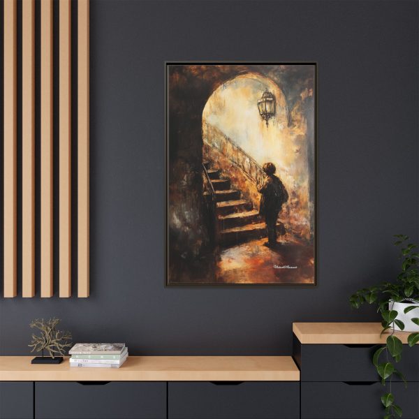 Framed Matte Canvas Art - Enigmatic Stairs Artwork, Home Decor, Wall Art, Living Room Aesthetic, Unique Gift, Art Lovers Decoration - Image 32