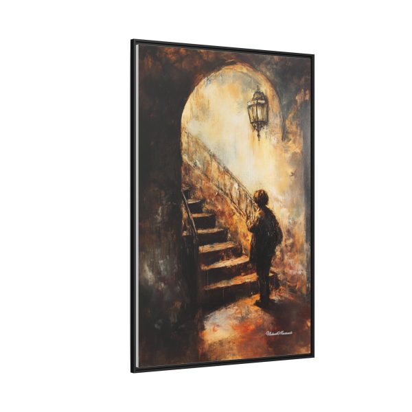 Framed Matte Canvas Art - Enigmatic Stairs Artwork, Home Decor, Wall Art, Living Room Aesthetic, Unique Gift, Art Lovers Decoration - Image 62