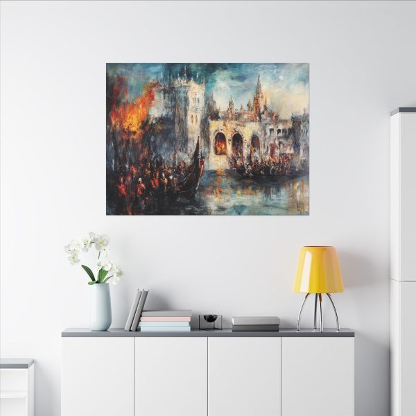 Vibrant Art Canvas Print, Stretched Wall Decor, Modern Home Aesthetic, Unique Gift for Art Lovers, Perfect for Living Room, Office - Image 24