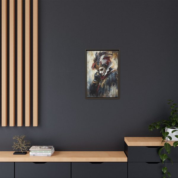 Matte Canvas Wall Art, Multi-color Framed Artwork, Gothic Home Decor, Mysterious Masquerade Print, Unique Gift for Art Lovers - Image 56