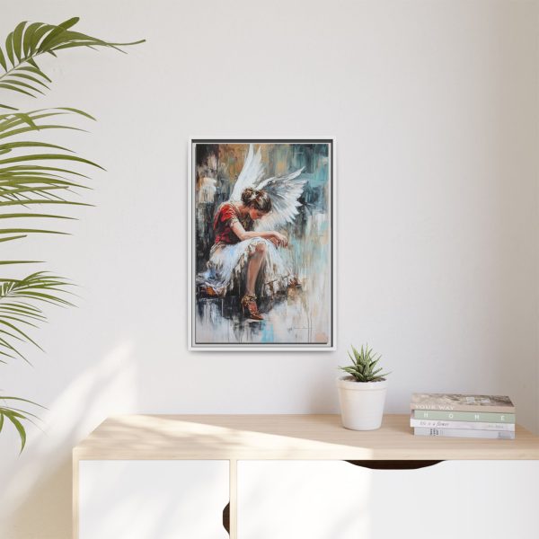 Angel Wings Framed Canvas Art, Inspirational Wall Decor for Home, Serenity Artwork, Gift for Her, Boho Chic Decor, Angel Art Print - Image 59