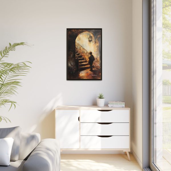 Framed Matte Canvas Art - Enigmatic Stairs Artwork, Home Decor, Wall Art, Living Room Aesthetic, Unique Gift, Art Lovers Decoration - Image 23