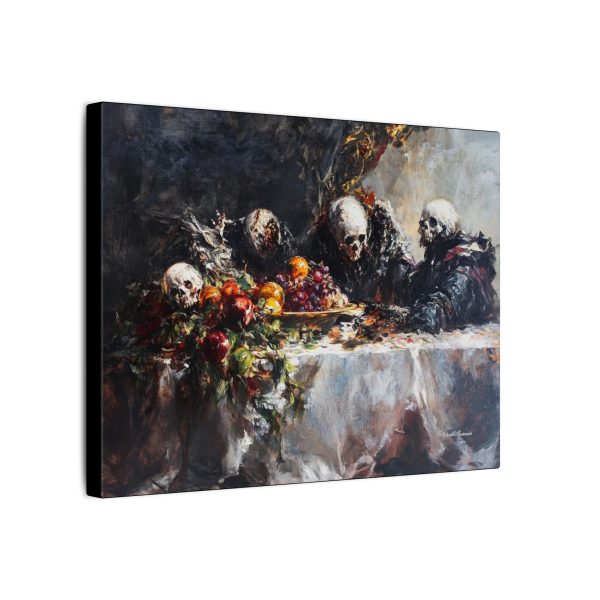 Artistic Wall Canvas Print, Gothic Art Decor, Unique Home Decor, Dark Aesthetic Artwork, Perfect for Halloween, Framed Art - Image 2