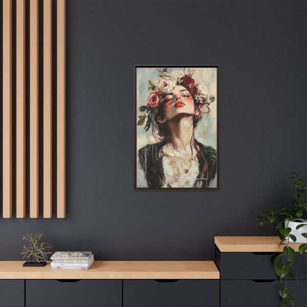 Floral Portrait Canvas Art Print, Boho Wall Décor, Feminine Home Accent, Gift for Her, Flower Lover's Art - Image 24