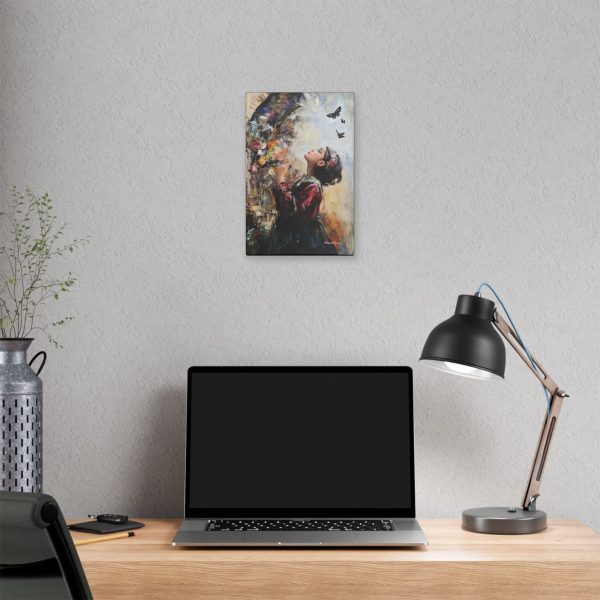 Whimsical Butterfly Canvas Art, Flower Wall Decor, Home Aesthetic, Gift for Art Lovers, Bohemian Style, Nature Inspired Decor - Image 4