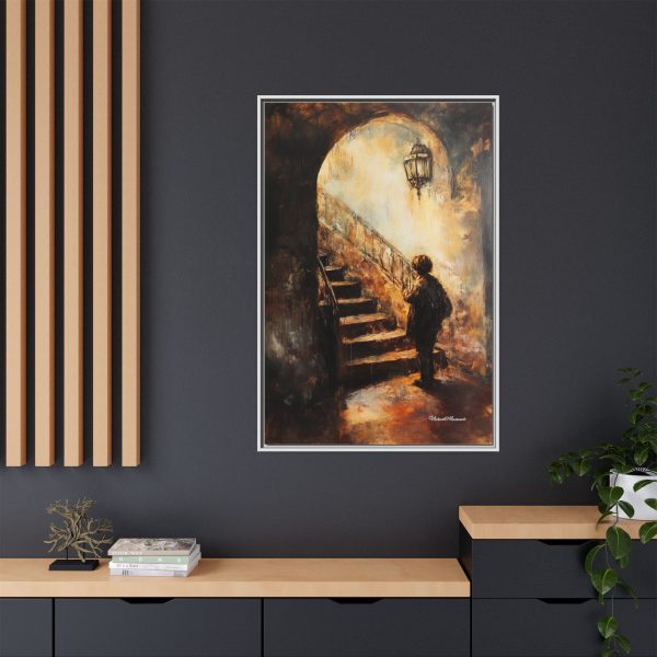 Framed Matte Canvas Art - Enigmatic Stairs Artwork, Home Decor, Wall Art, Living Room Aesthetic, Unique Gift, Art Lovers Decoration - Image 36