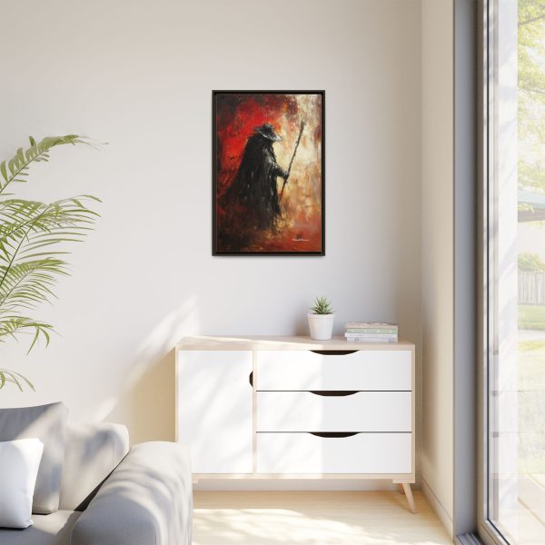 Mysterious Framed Canvas Art, Gothic Wall Decor, Dark Fantasy Art, Home Aesthetic, Unique Gift for Art Lovers, Halloween Decor - Image 23