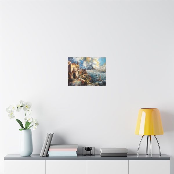 Stretched Matte Canvas Artwork, Coastal Landscape Wall Decor, Nautical Home Decor, Artwork for Coastal Living Spaces, Perfect Gift for [...] - Image 8