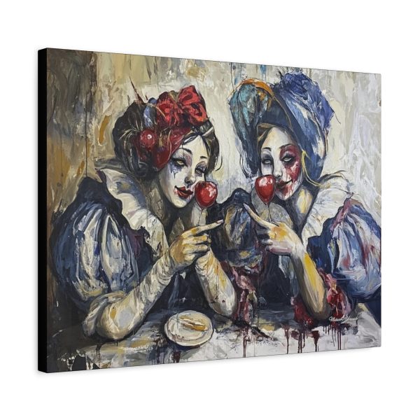 Darkly Whimsical Canvas Art, Creepy Painting, Surreal Home Decor, Unique Gift for Art Lovers, Halloween Decoration - Image 10