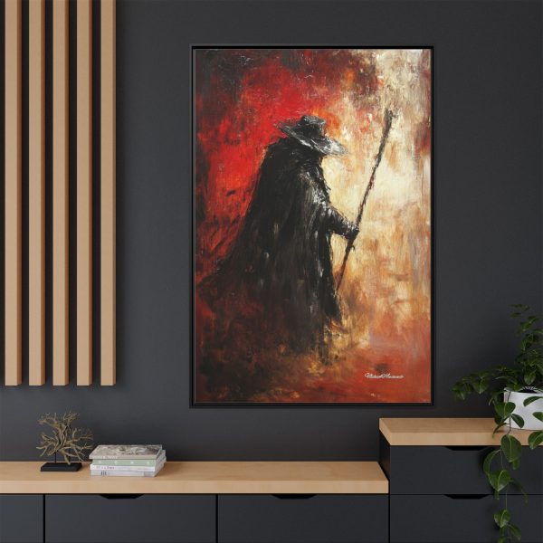 Mysterious Framed Canvas Art, Gothic Wall Decor, Dark Fantasy Art, Home Aesthetic, Unique Gift for Art Lovers, Halloween Decor - Image 64