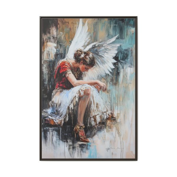 Angel Wings Framed Canvas Art, Inspirational Wall Decor for Home, Serenity Artwork, Gift for Her, Boho Chic Decor, Angel Art Print - Image 65