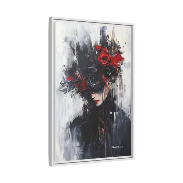 Framed Wall Art, Matte Canvas Print, Abstract Art, Home Decor, Gift for Art Lovers, Black and Red Aesthetic - Image 18