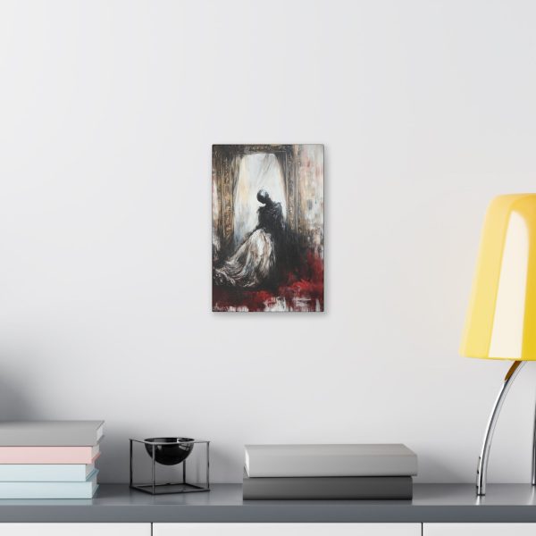 Moody Art Canvas Print, Gothic Wall Decor, Halloween Home Accent, Dark Aesthetic Artwork, Unique Gift for Art Lovers - Image 3