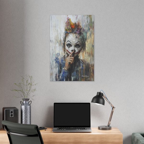 Whimsical Clown Wall Art, Fine Art Canvas Print for Home Decor, Unique Gift for Art Lovers, Playful Room Decoration - Image 16
