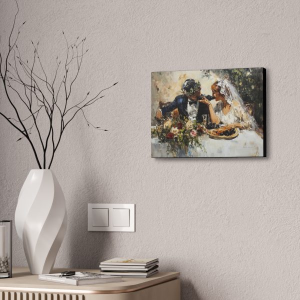 Romantic Wedding Canvas Art, Perfect for Home Decor, Anniversary Gift, Wedding Gift, Love Wall Art, Canvas Painting - Image 4