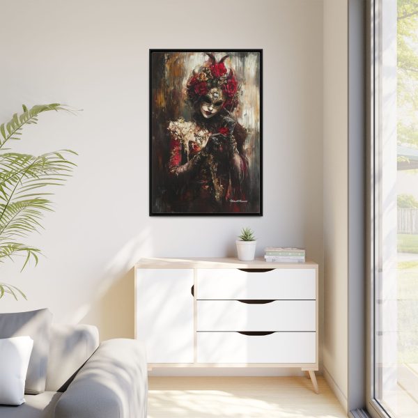Gothic Art Print, Wall Decor, Unique Framed Artwork, Vibrant Canvas, Home Decoration, Halloween Vibes, Boho Chic - Image 11