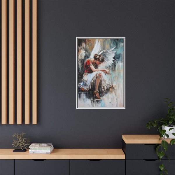 Angel Wings Framed Canvas Art, Inspirational Wall Decor for Home, Serenity Artwork, Gift for Her, Boho Chic Decor, Angel Art Print - Image 28