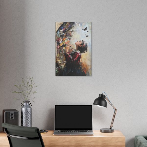Whimsical Butterfly Canvas Art, Flower Wall Decor, Home Aesthetic, Gift for Art Lovers, Bohemian Style, Nature Inspired Decor - Image 12