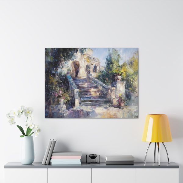 Vibrant Canvas Wall Art, Abstract Nature Painting, Home Decor, Colorful Landscape Print, Gift for Art Lovers, Living Room Decor - Image 7