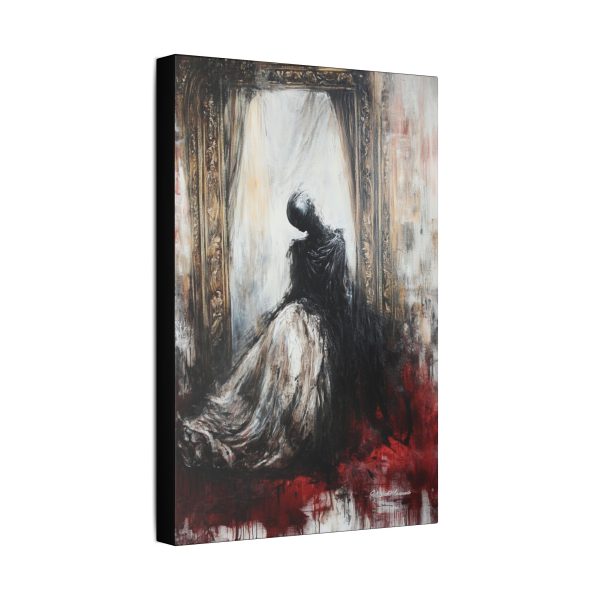 Moody Art Canvas Print, Gothic Wall Decor, Halloween Home Accent, Dark Aesthetic Artwork, Unique Gift for Art Lovers - Image 6