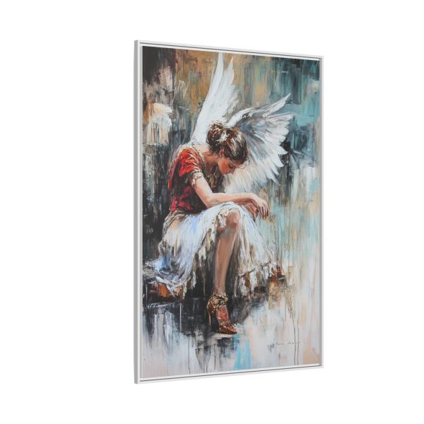 Angel Wings Framed Canvas Art, Inspirational Wall Decor for Home, Serenity Artwork, Gift for Her, Boho Chic Decor, Angel Art Print - Image 70
