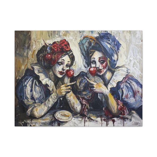 Darkly Whimsical Canvas Art, Creepy Painting, Surreal Home Decor, Unique Gift for Art Lovers, Halloween Decoration - Image 13