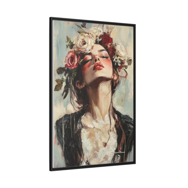 Floral Portrait Canvas Art Print, Boho Wall Décor, Feminine Home Accent, Gift for Her, Flower Lover's Art - Image 10