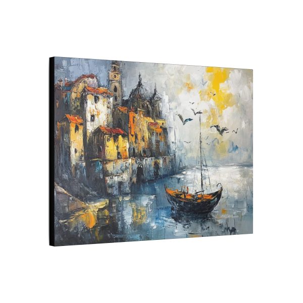 Satin Canvas Wall Art, Serene Coastal Landscape, Home Decor, Nautical Wall Art, Gift for Art Lovers, Contemporary Art - Image 14