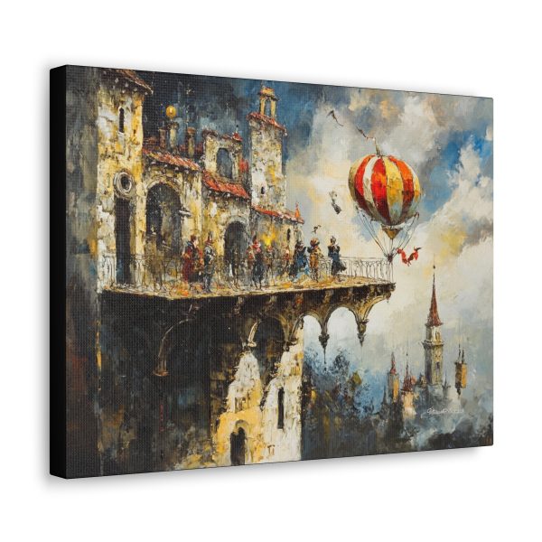 Artistic Wall Art Print, Vintage Canvas Decor, Home Gallery Accent, Unique Gift for Art Lovers, Whimsical Landscape Art - Image 2