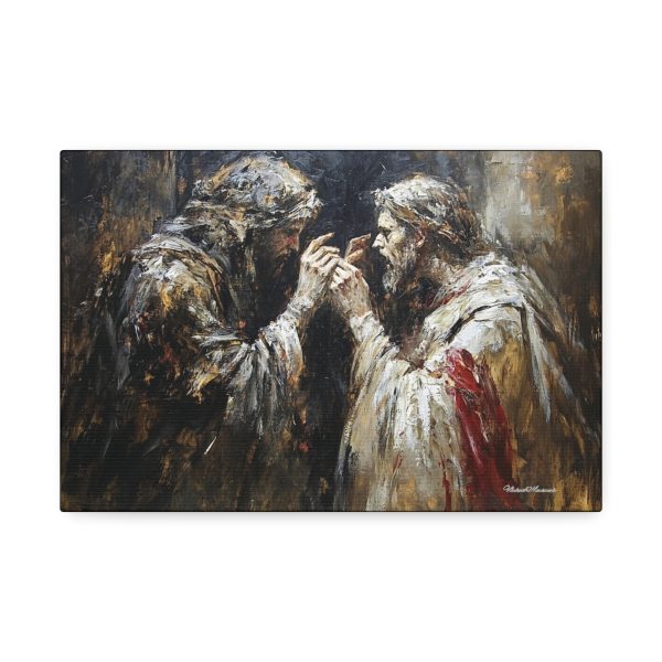 Canvas Wall Art, Religious Art Print, Spiritual Decor, Home Wall Hanging, Meaningful Artwork, Gift for Believers