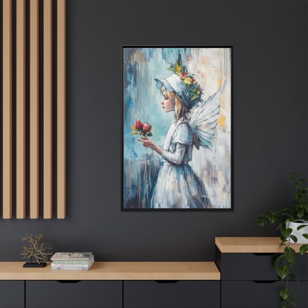 Whimsical Fairy Art Print, Colorful Home Decor, Kids Room Wall Art, Unique Gift, Magical Framed Canvas - Image 12