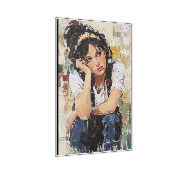 Framed Matte Canvas Wall Art,  Multi-color Abstract Painting, Home Decor, Gift for Art Lovers, Living Room, Bedroom Decoration - Image 70