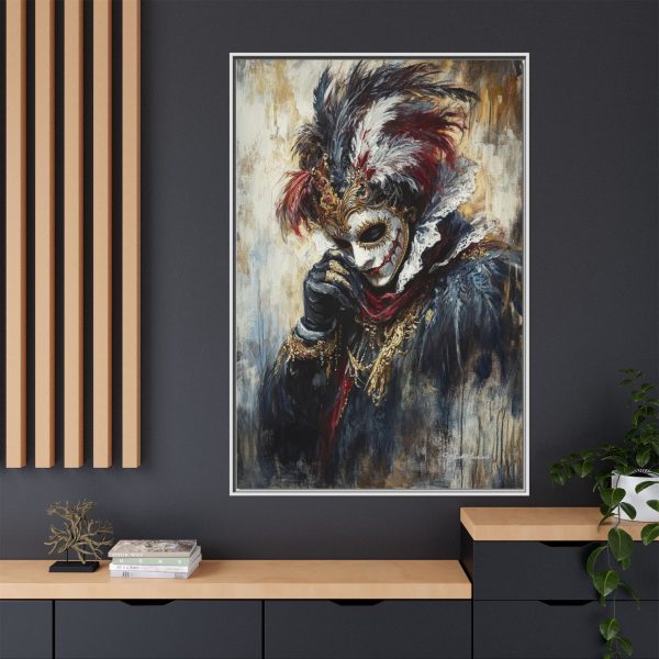 Matte Canvas Wall Art, Multi-color Framed Artwork, Gothic Home Decor, Mysterious Masquerade Print, Unique Gift for Art Lovers - Image 72