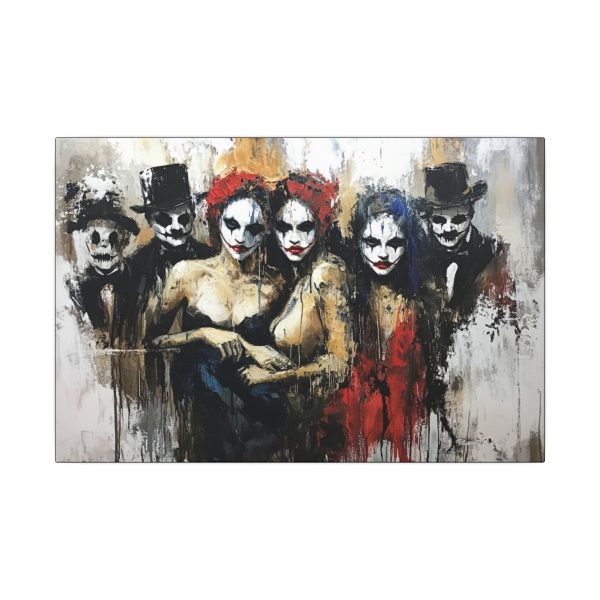 Dramatic Canvas Art Print, Modern Wall Decor, Unique Home Decoration, Abstract Artwork, Great for Halloween or Parties - Image 7