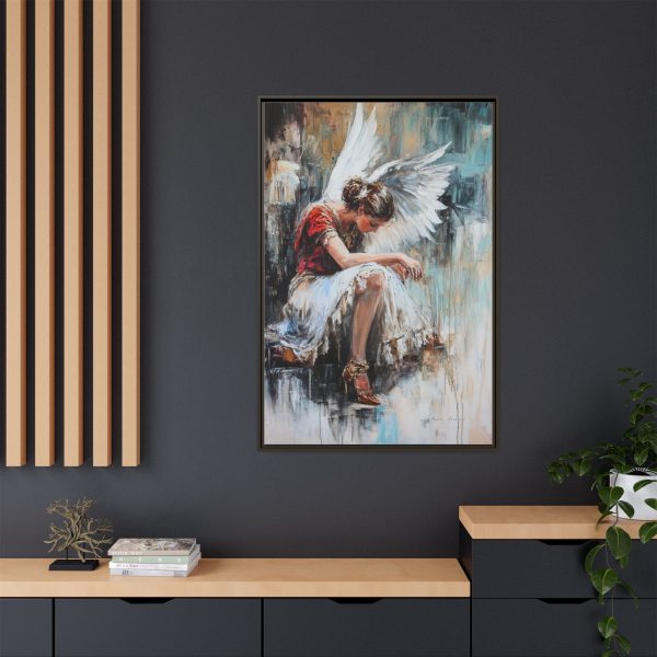 Angel Wings Framed Canvas Art, Inspirational Wall Decor for Home, Serenity Artwork, Gift for Her, Boho Chic Decor, Angel Art Print - Image 32