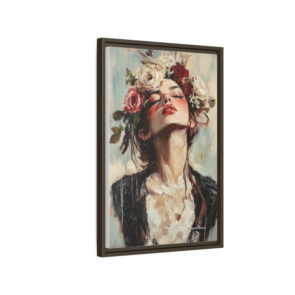 Floral Portrait Canvas Art Print, Boho Wall Décor, Feminine Home Accent, Gift for Her, Flower Lover's Art - Image 54
