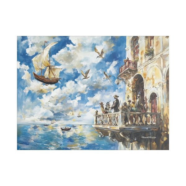 Beautiful Seascape Art Print, Nautical Wall Decor, Ocean Landscape Canvas, Coastal Home Decor, Sailing Art for Sea Lovers - Image 17