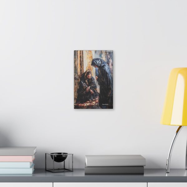 Emotive Stretched Canvas Art, Inspirational Wall Decor for Home, Unique Gifts for Art Lovers, Spiritual Gallery Wall Piece, Elegant [...] - Image 3