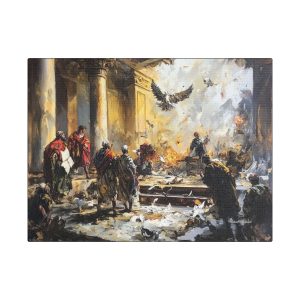Satin Canvas Wall Art, Historical Artwork, Home Decor, Gifts for Art Lovers, Living Room Decoration, Gallery Wall
