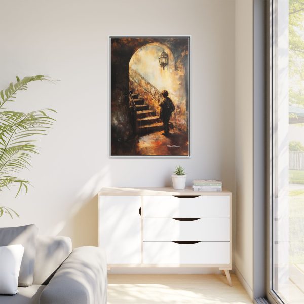 Framed Matte Canvas Art - Enigmatic Stairs Artwork, Home Decor, Wall Art, Living Room Aesthetic, Unique Gift, Art Lovers Decoration - Image 35