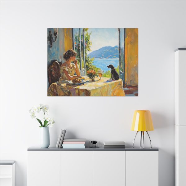 Canvas Art Print, Stretched Wall Decor, Colorful Landscape Painting, Gift for Dog Lovers, Cozy Home Decor - Image 24
