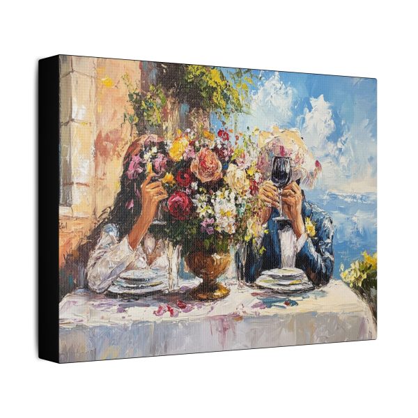 Romantic Canvas Art, Love Decor, Wedding Gift, Kitchen Wall Art, Couple Art Print, Home Decor, Gift for Couple - Image 2