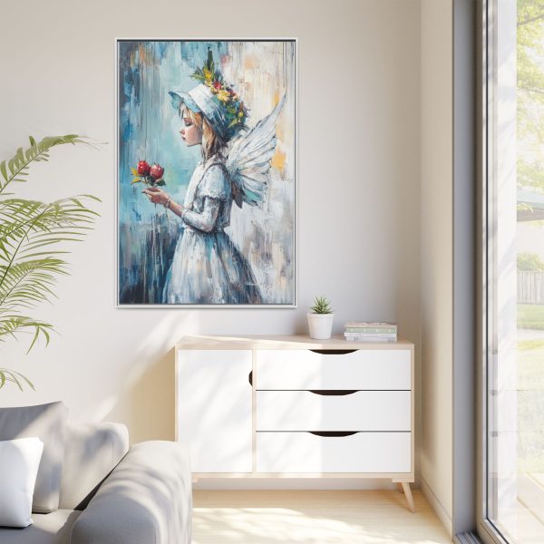 Whimsical Fairy Art Print, Colorful Home Decor, Kids Room Wall Art, Unique Gift, Magical Framed Canvas - Image 71