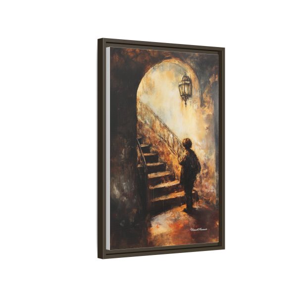 Framed Matte Canvas Art - Enigmatic Stairs Artwork, Home Decor, Wall Art, Living Room Aesthetic, Unique Gift, Art Lovers Decoration - Image 54