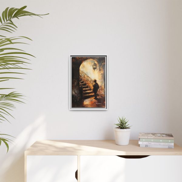 Framed Matte Canvas Art - Enigmatic Stairs Artwork, Home Decor, Wall Art, Living Room Aesthetic, Unique Gift, Art Lovers Decoration - Image 47