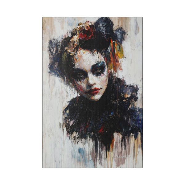 Artistic Wall Canvas, Modern Home Decor, Unique Artwork, Gallery Wall Art, Gift for Art Lovers, Abstract Portrait, Trendy Room Decor