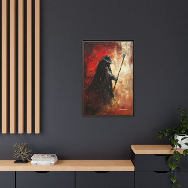 Mysterious Framed Canvas Art, Gothic Wall Decor, Dark Fantasy Art, Home Aesthetic, Unique Gift for Art Lovers, Halloween Decor - Image 24
